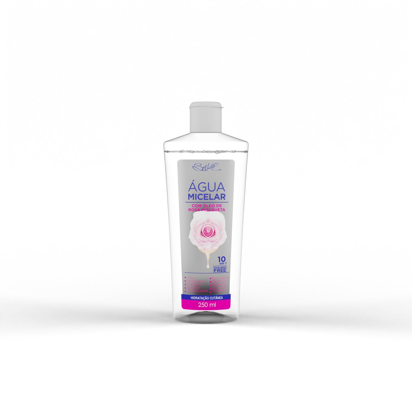 AGUA MICELAR COM OLEO DE ROSA MOSQUETA 250ML BELKIT