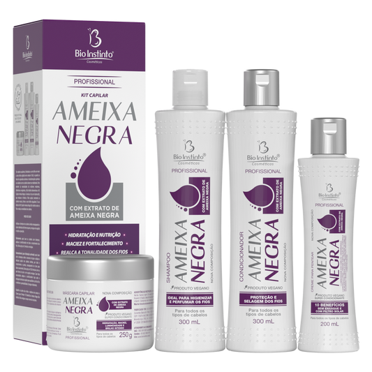 KIT CAPILAR AMEIXA NEGRA 4 ITENS BIO INSTINTO