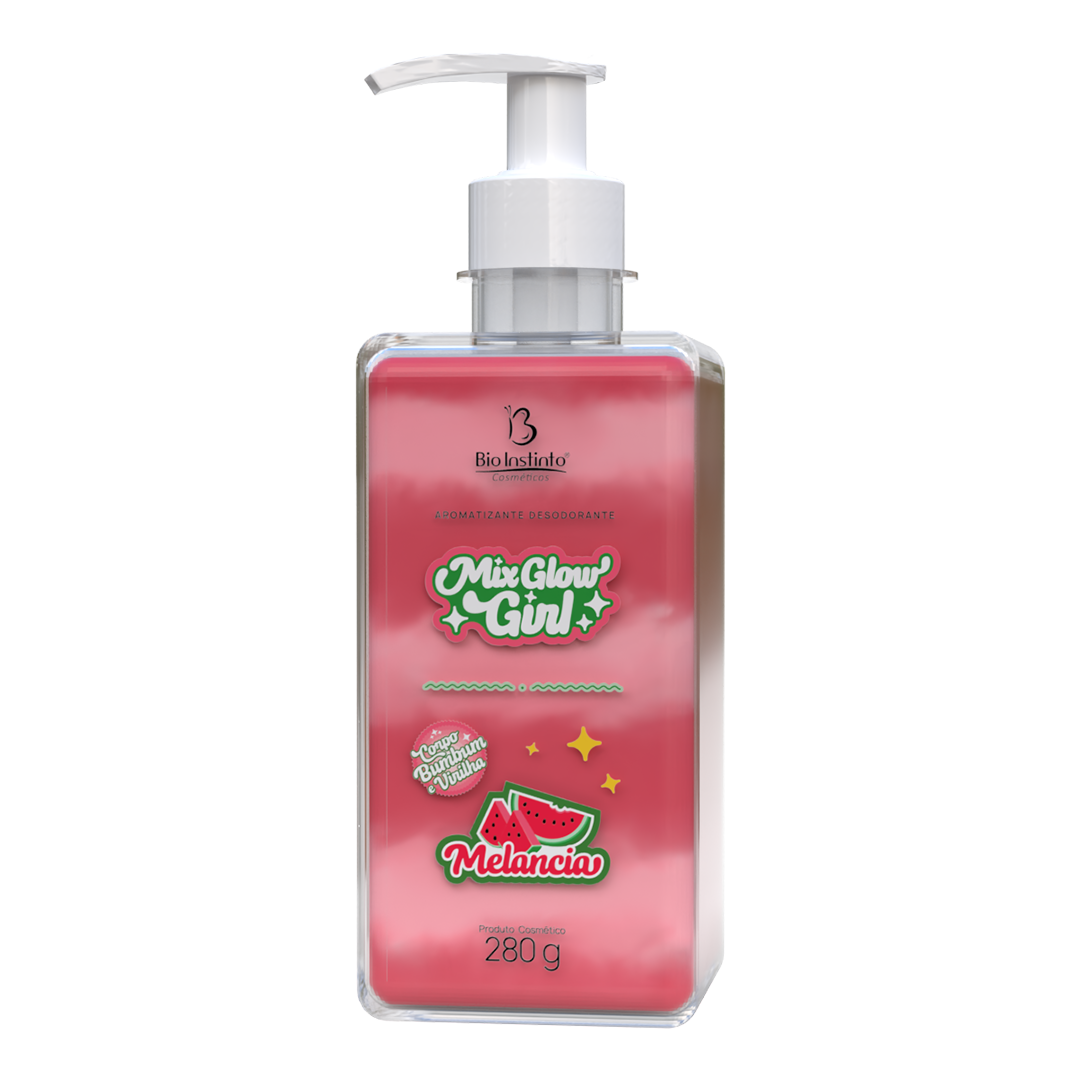 MIX GLOW GIRL AROMATIZANTE DESODORANTE MELANCIA 280G BIO INSTINTO