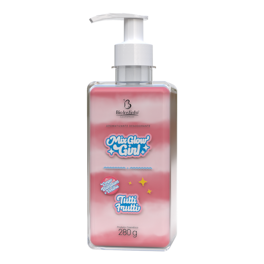 MIX GLOW GIRL AROMATIZANTE DESODORANTE TUTTI FRUTTI 280G BIO INSTINTO