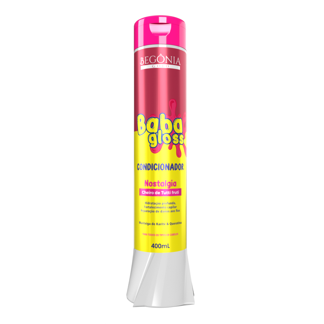 CONDICIONADOR BABA GLOSS BEGONIA GOLD 400ML BEGONIA