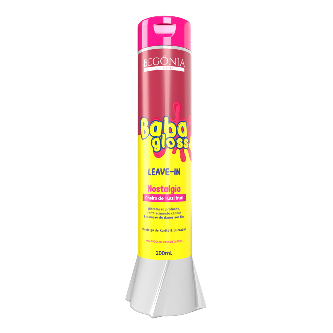 LEAVE-IN BABA GLOSS 200ML BEGONIA GOLD BEGONIA