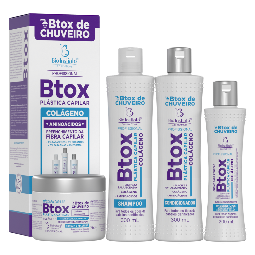 KIT CAPILAR BTOX 4 ITENS BIO INSTINTO