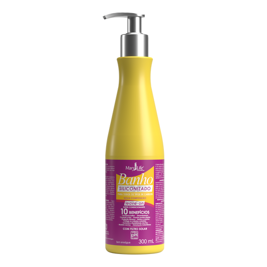 BANHO SILICONIZADO 10 BENEFICIOS 300ML MARY LIFE