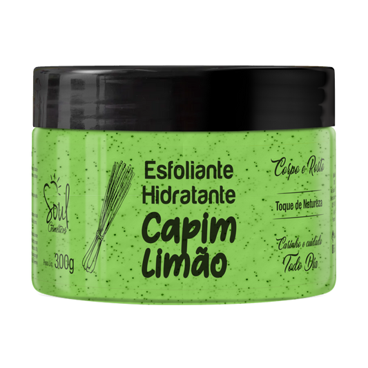 HIDRATANTE ESFOLIANTE CAPIM LIMAO 300G SOUL
