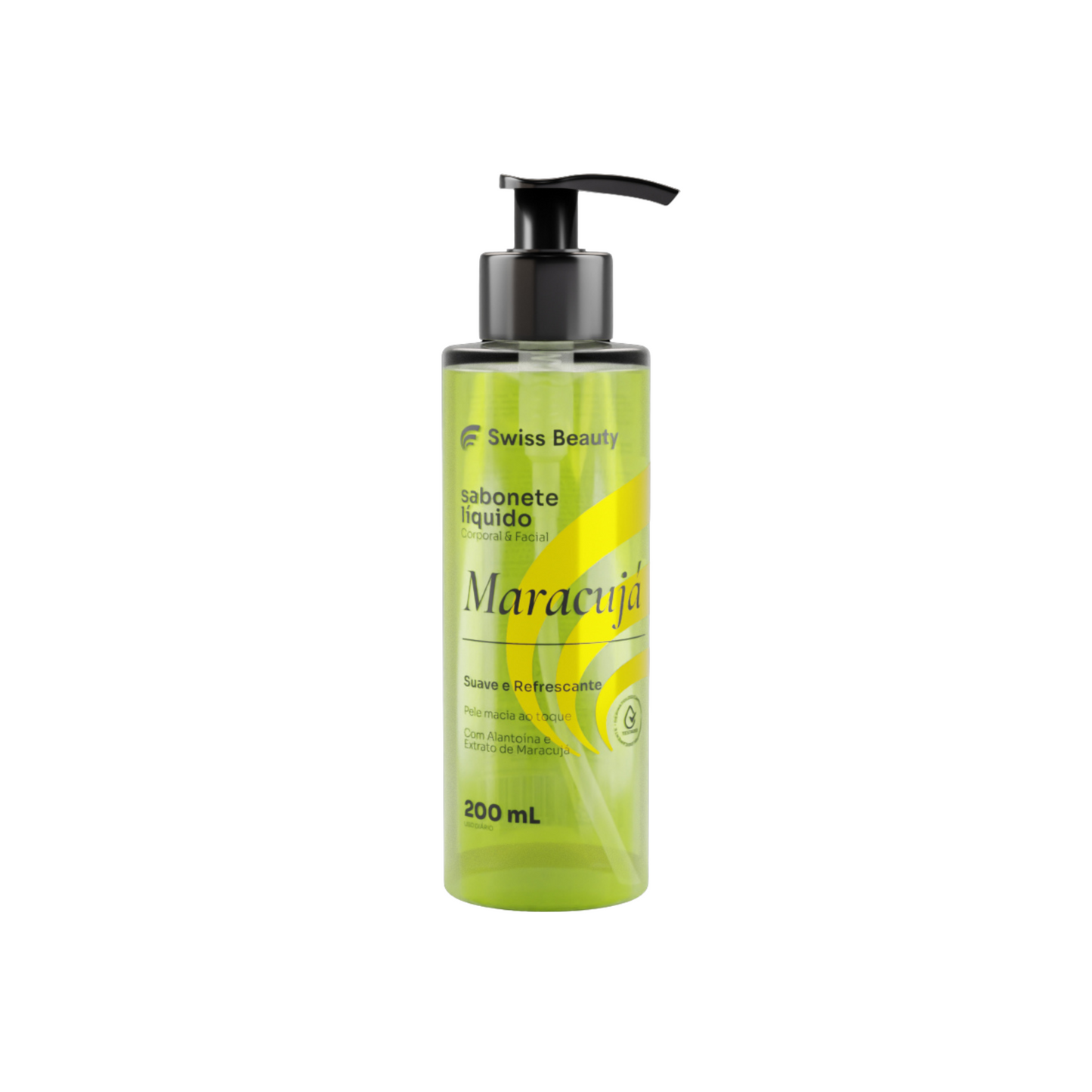 SABONETE LIQUIDO MARACUJA 200ML SWISS BEAUTY BELKIT