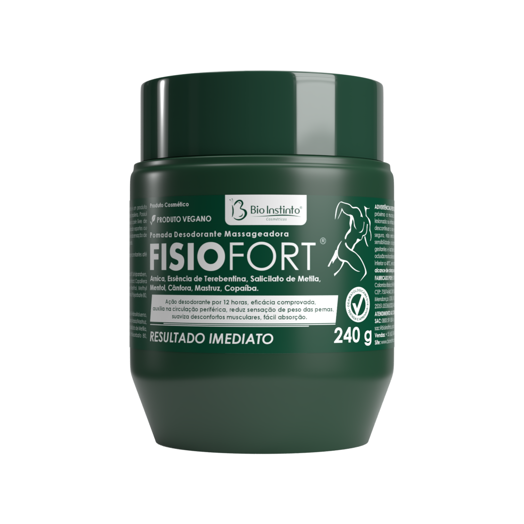 POMADA MASSAG. FISIOFORT 240G BIO INSTINTO