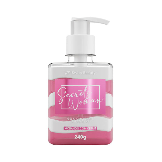 GEL AROMATIZANTE MORANGO 240G SWISS BEAUTY BELKIT