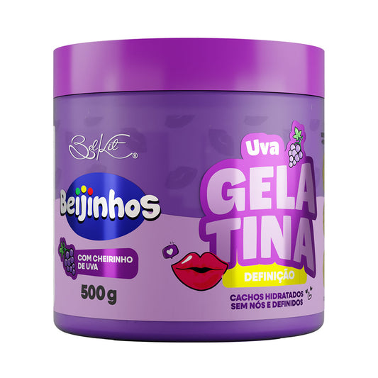 GELATINA CAPILAR DEFINICAO BEIJINHOS UVA 500G BELKIT