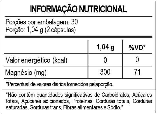 SUPLEMENTO ALIMENTAR MEGNÉSIO TRIPLO BIOCEUTICA
