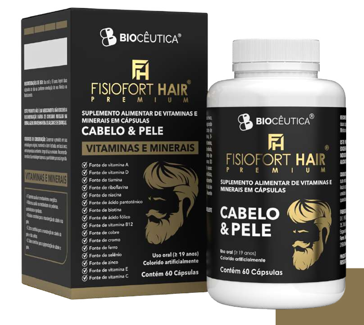 SUPLEMENTO ALIMENTAR FISIOFORT HAIR PREMIUM BIOCEUTICA