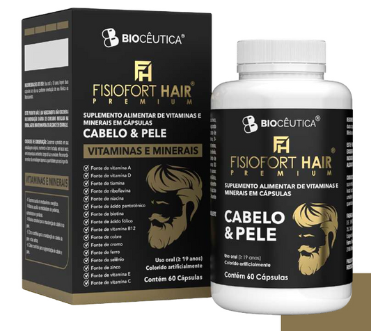 SUPLEMENTO ALIMENTAR FISIOFORT HAIR PREMIUM BIOCEUTICA