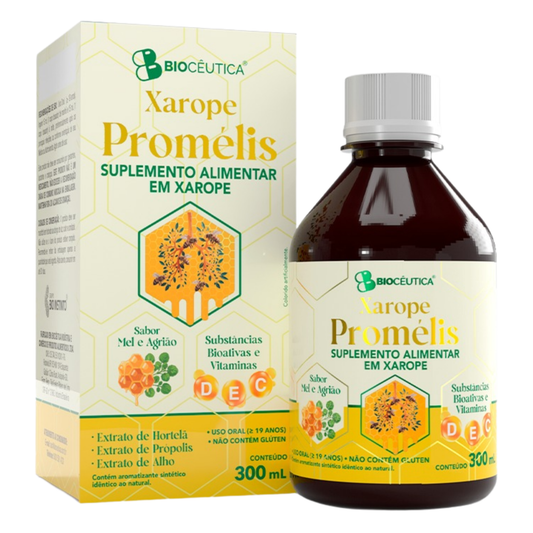XAROPE PROMELIS MEL E AGRIAO 300ML BIOCEUTICA