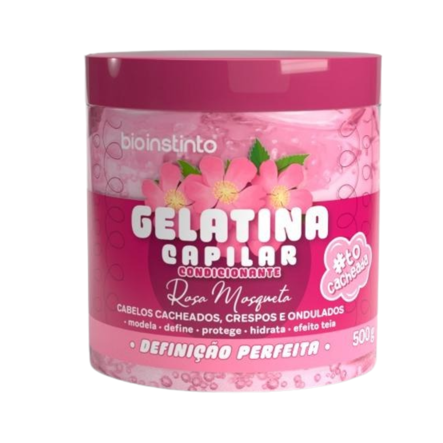 GELATINA CONDICIONANTE CAPILAR ROSA MOSQUETA 500G BIO INSTINTO