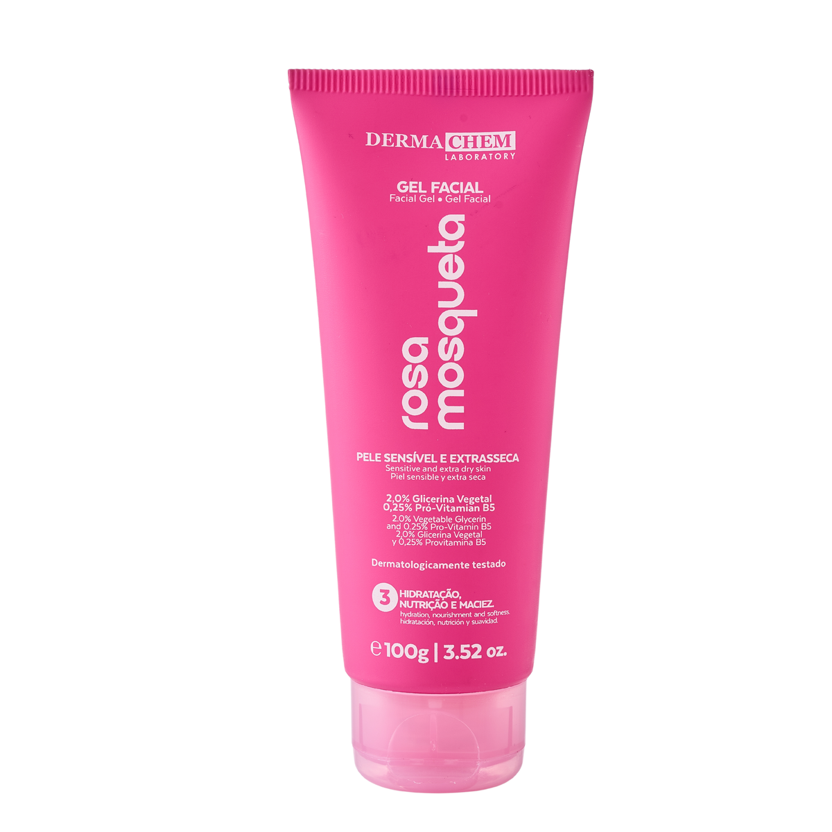 GEL FACIAL ROSA MOSQUETA 100G DERMACHEM