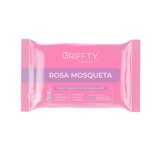 LENCO DEMAQUILANTE ROSA MOSQUETA C/25UN GRIFFTY