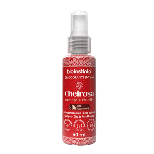 DESODORANTE INTIMO MORANGO E CHANTILLY 50ML BIO INSTINTO