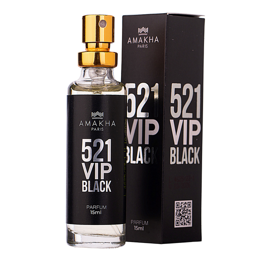 DEO COLONIA 521 VIP BLACK PARFUM 15ML AMAKHA PARIS