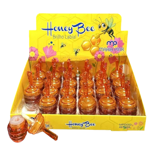 BOX C/ 24 BRILHO LABIAL HONEY BEE MP10050 BELLAFEMME