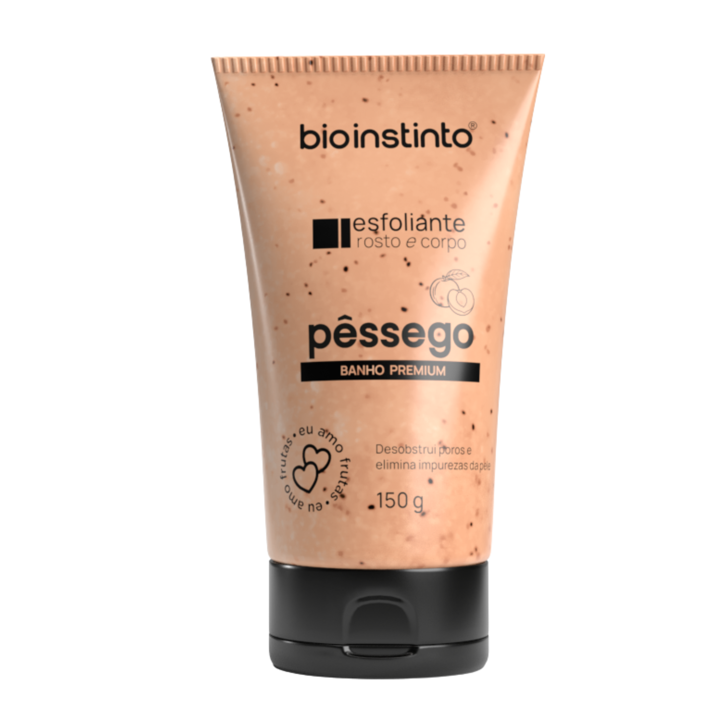 ESFOLIANTE ROSTO E CORPO PESSEGO 150G BIO INSTINTO