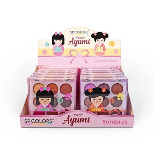 BOX PALETA DE SOMBRAS AYUMI (SP387) 12UND SP COLORS