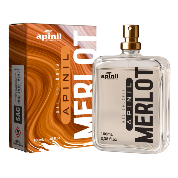 DEO COLONIA MERLOT 100ML APINIL– Bio Cosméticos Distribuidora