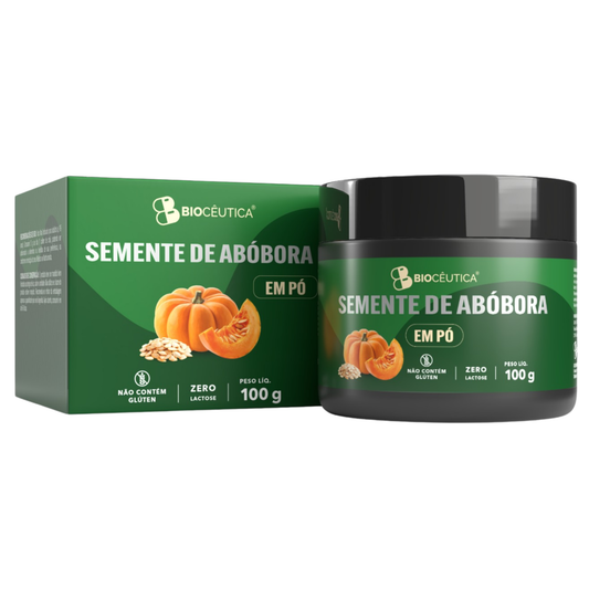 SEMENTE DE ABOBORA EM PO 100G BIOCEUTICA