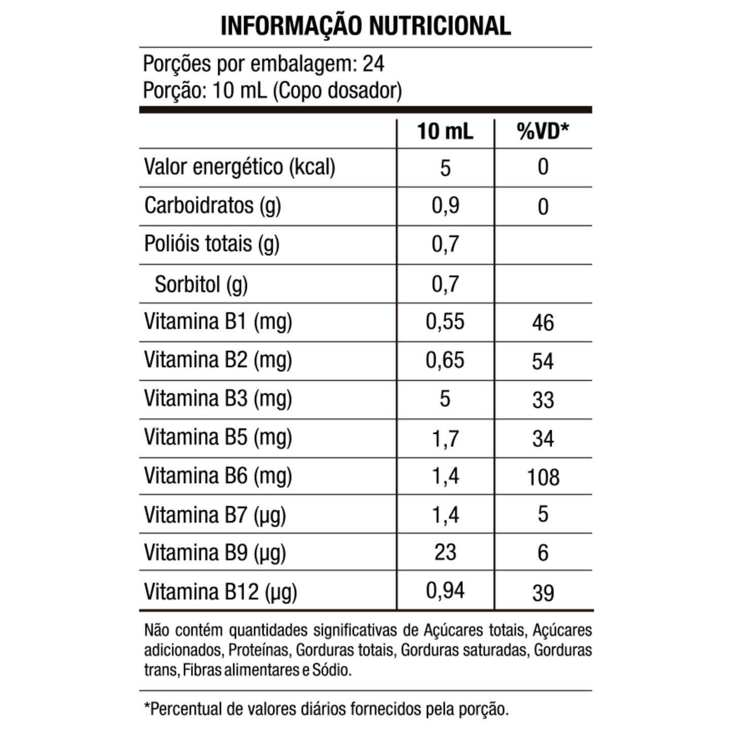 SUPLEMENTO ALIMENTAR EM SOLUCAO COMPLEXO B SABOR LARANJA 240ML BIOCEUTICA