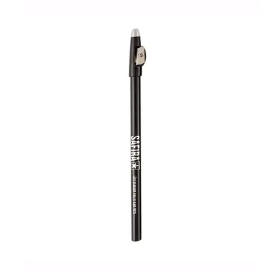 LAPIS DELINEADOR PARA OLHOS LINHA BASIC PRETO C/ APONTADOR BS68082 SAFIRA
