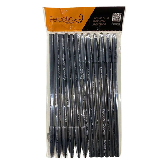 BOX C/ 12 LAPIS DE OLHOS C/ APONTADOR LO3022 FEBELLA