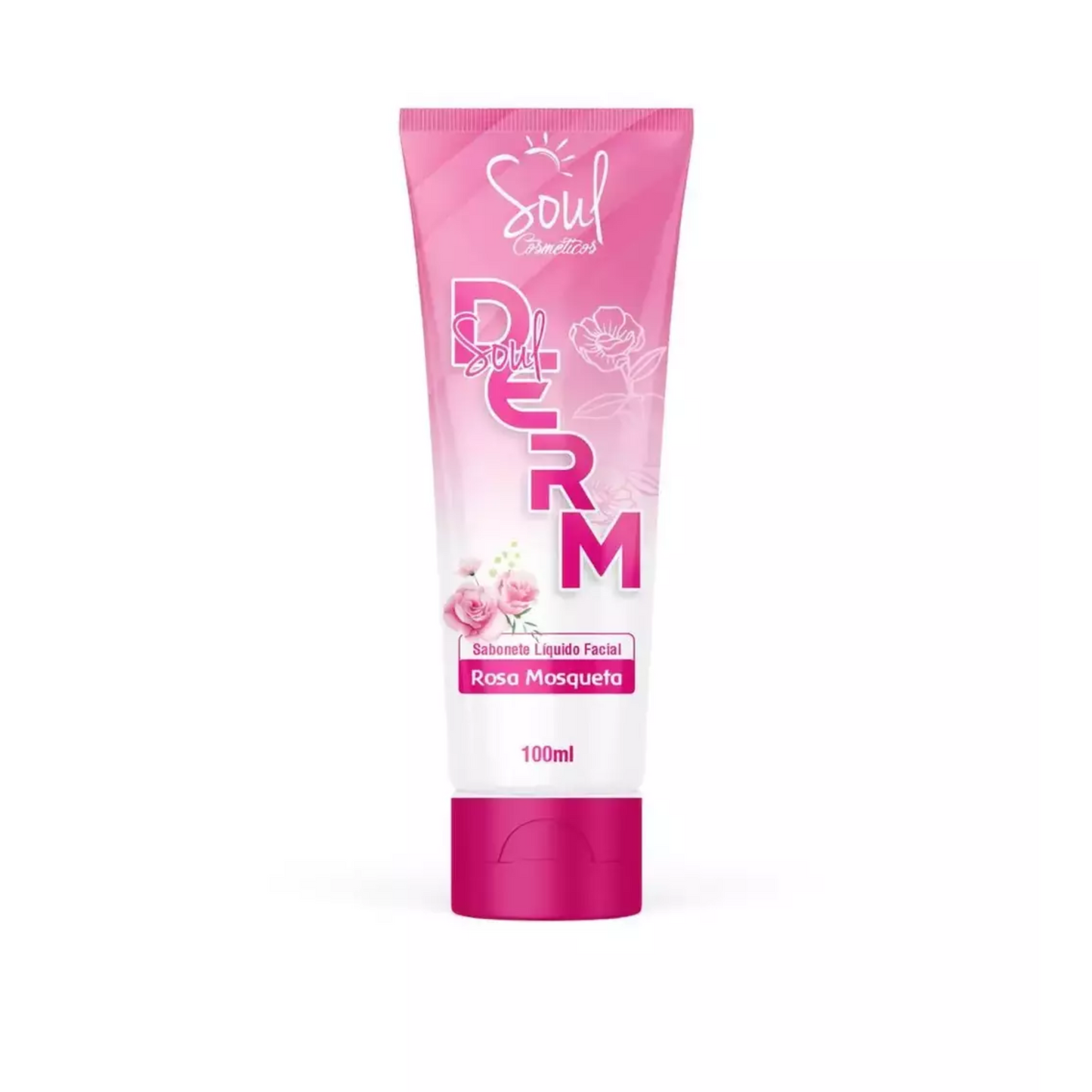 SABONETE LIQUIDO FACIAL ROSA MOSQUETA 100ML SOUL
