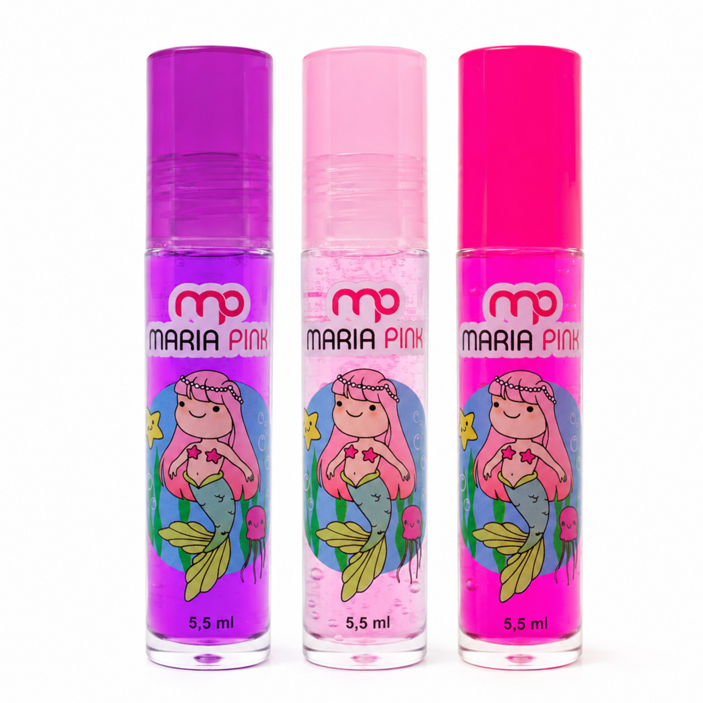 BOX C/ 36 BRILHO LABIAL SEREIA MARIA PINK BELLA FEMME