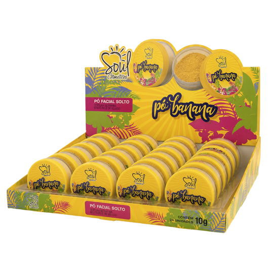 BOX C/ 24 PO FACIAL BANANA 10G SOUL