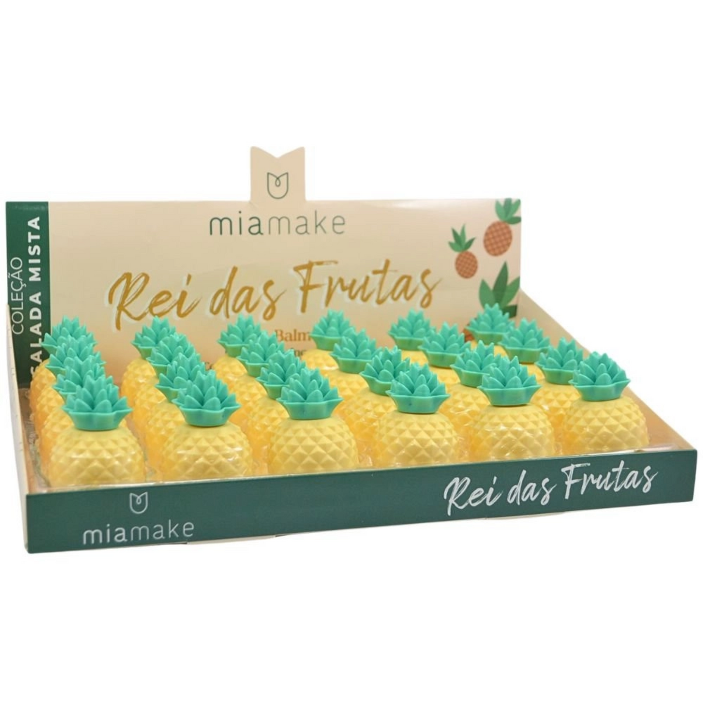BOX BALM REI DAS FRUTAS SALADA MISTA 24UND MIA MAKE