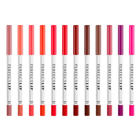 KIT C/ 12 LAPIS LABIAL PERFECT LIP BELLA FEMME