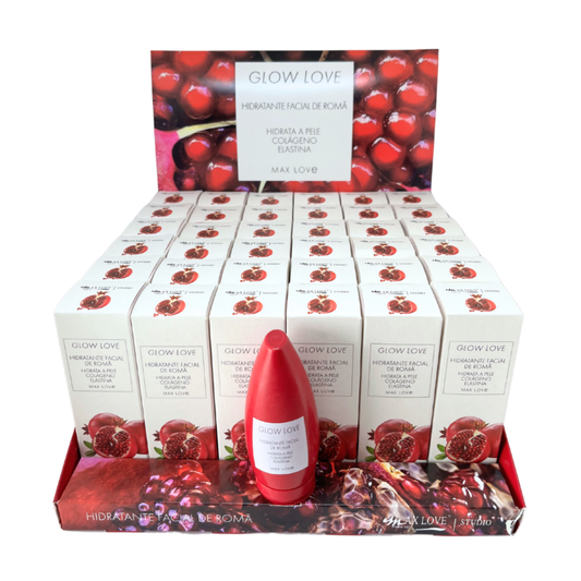 BOX C/ 36 GLOW LOVE HIDRATANTE FACIAL DE ROMA 60G MAX LOVE