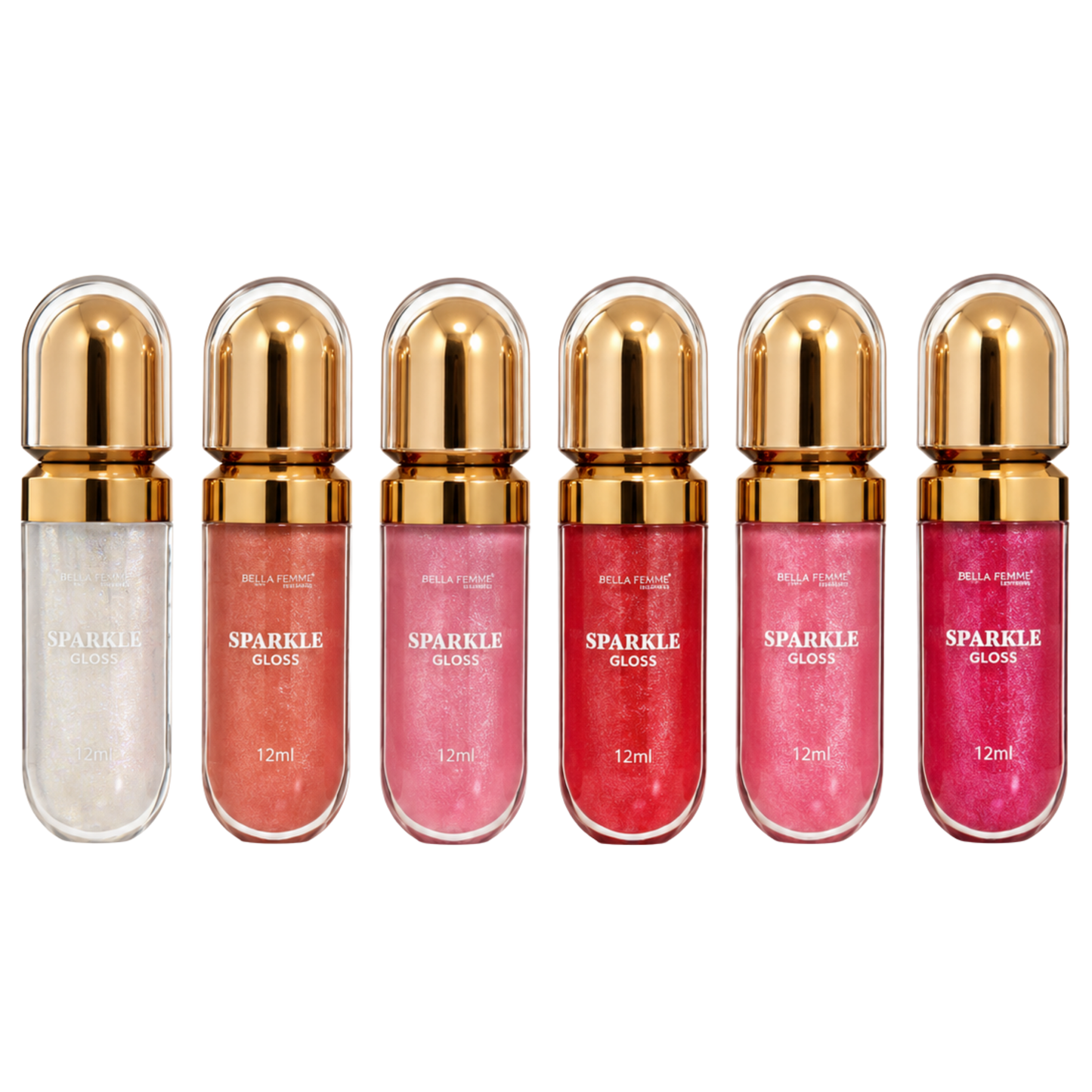 BOX C/ 24 SPARKLE GLOSS BELLA FEMME