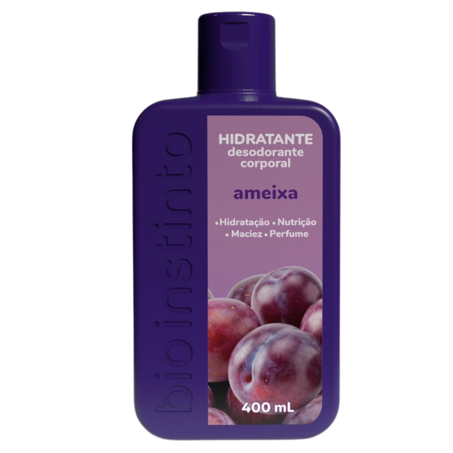 HIDRATANTE DESODORANTE CORPORAL AMEIXA 400ML BIO INSTINTO