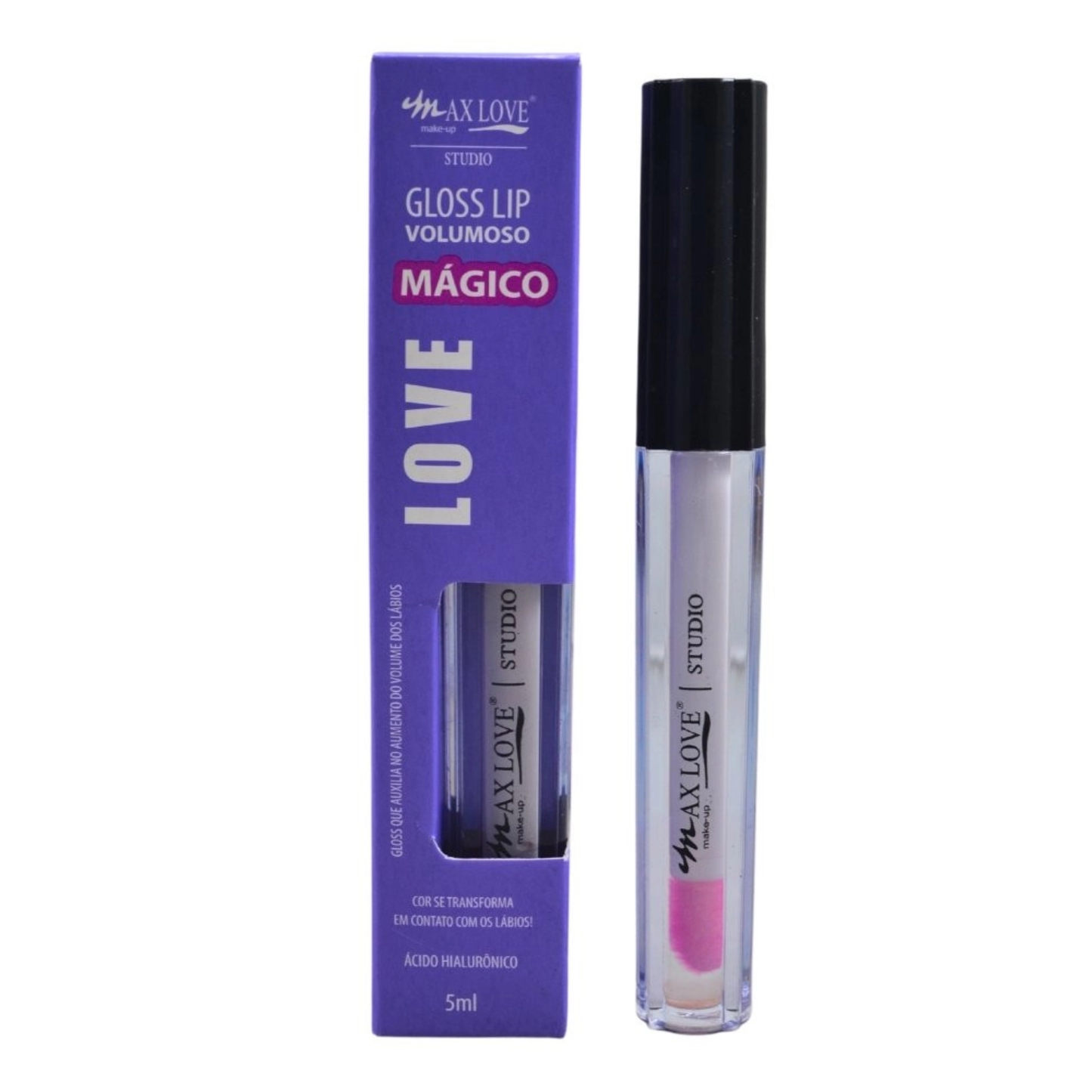 BOX C/ 32 LIP VOLUMOSO MAGICO 5ML MAX LOVE