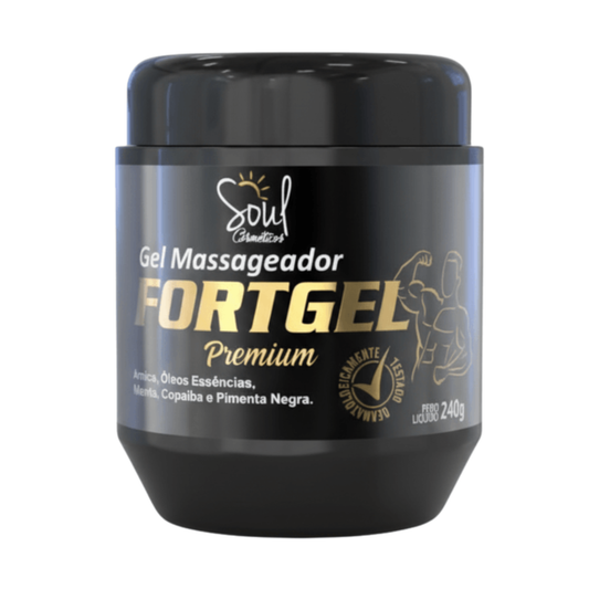 POMADA MASSAGEADORA FORTGEL PREMIUM 240G SOUL