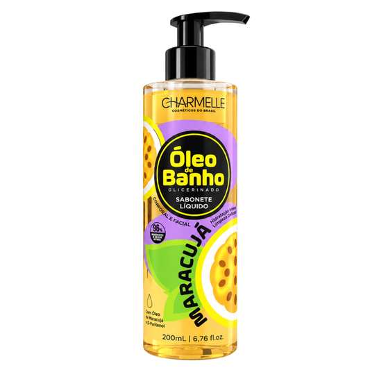 SABONETE LIQUIDO OLEO DE BANHO GLICERINADO MARACUJA TO DAY 200ML CHARMELLE