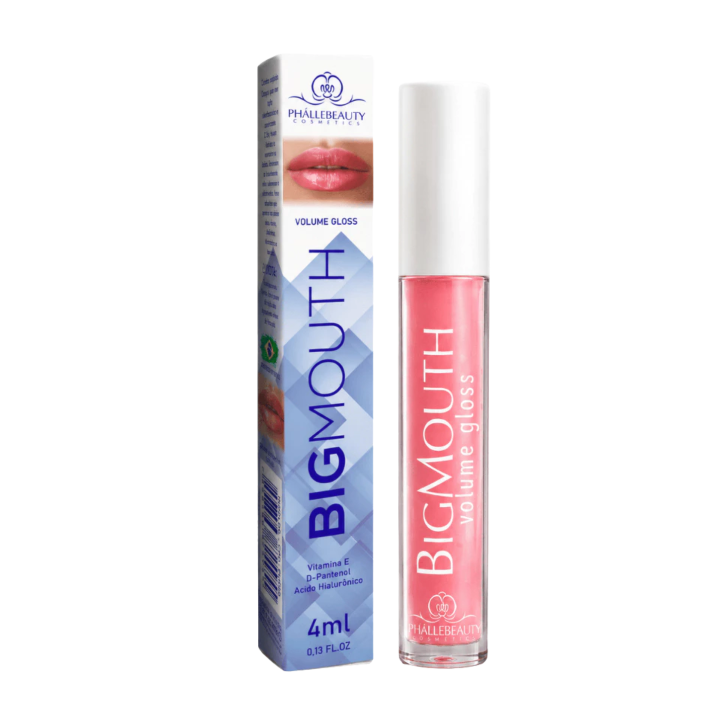 GLOSS VOLUME LABIAL BIG MOUTH ROSA 4ML PHALLEBEAUTY