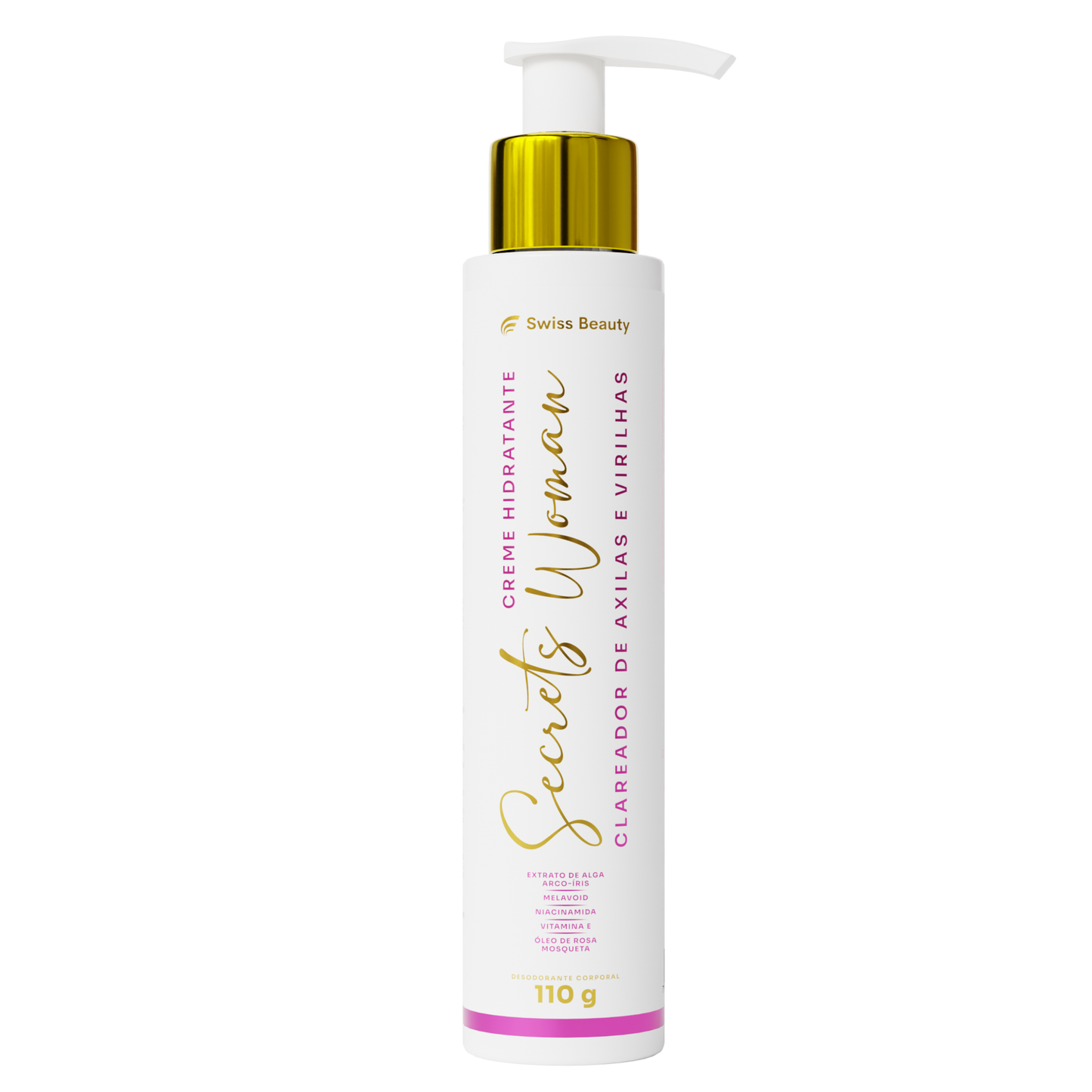 CREME CLAREADOR SECRETS WOMAN 110G SWISS BEAUTY BELKIT
