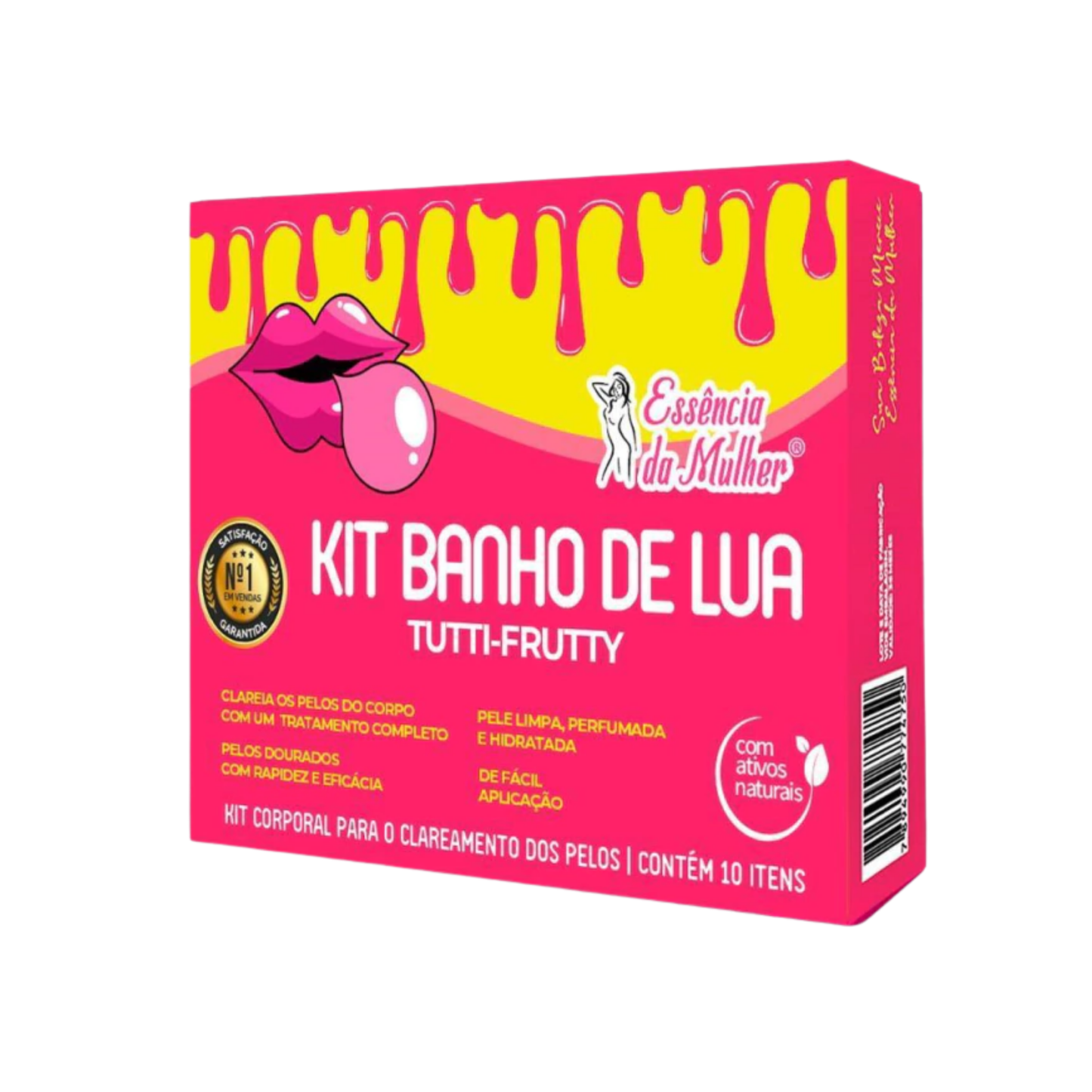 KIT BANHO DE LUA TUTTI FRUTTY 10 ITENS ESSENCIA DA MULHER