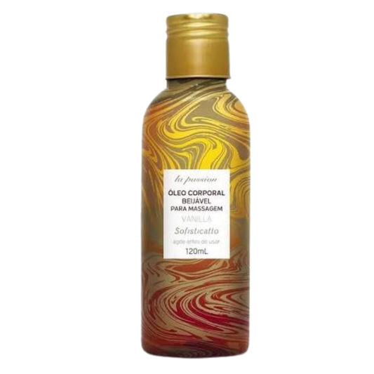 OLEO BEIJAVEL MASSAGEADOR CORPORAL VANILA 120ML SOFISTICATTO