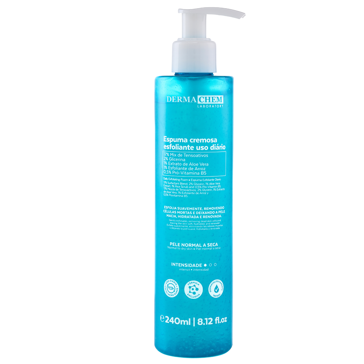 ESPUMA CREMOSA ESFOLIANTE 240ML DERMACHEM