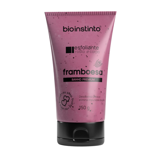 ESFOLIANTE ROSTO E CORPO FRAMBOESA 150G BIO INSTINTO