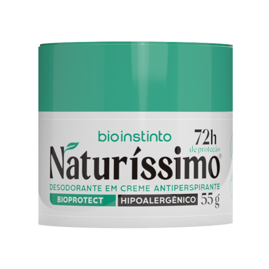 DESODORANTE CREME ANTIPERSPIRANTE NATURISSIMO BIOPROTECT 72 HORAS 55G BIO INSTINTO