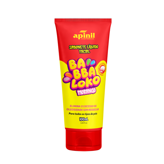 SABONETE LIQUIDO FACIAL BABBALOKO MORANGO 100ML APINIL