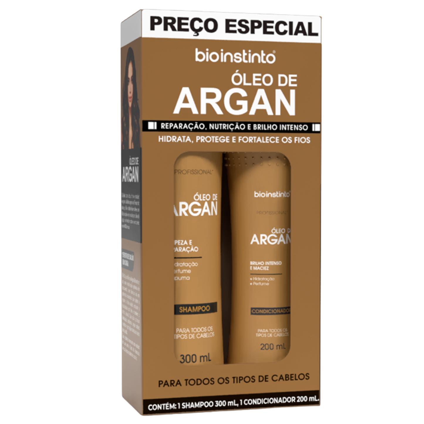 KIT CAPILAR OLEO DE ARGAN 2 ITENS BIO INSTINTO